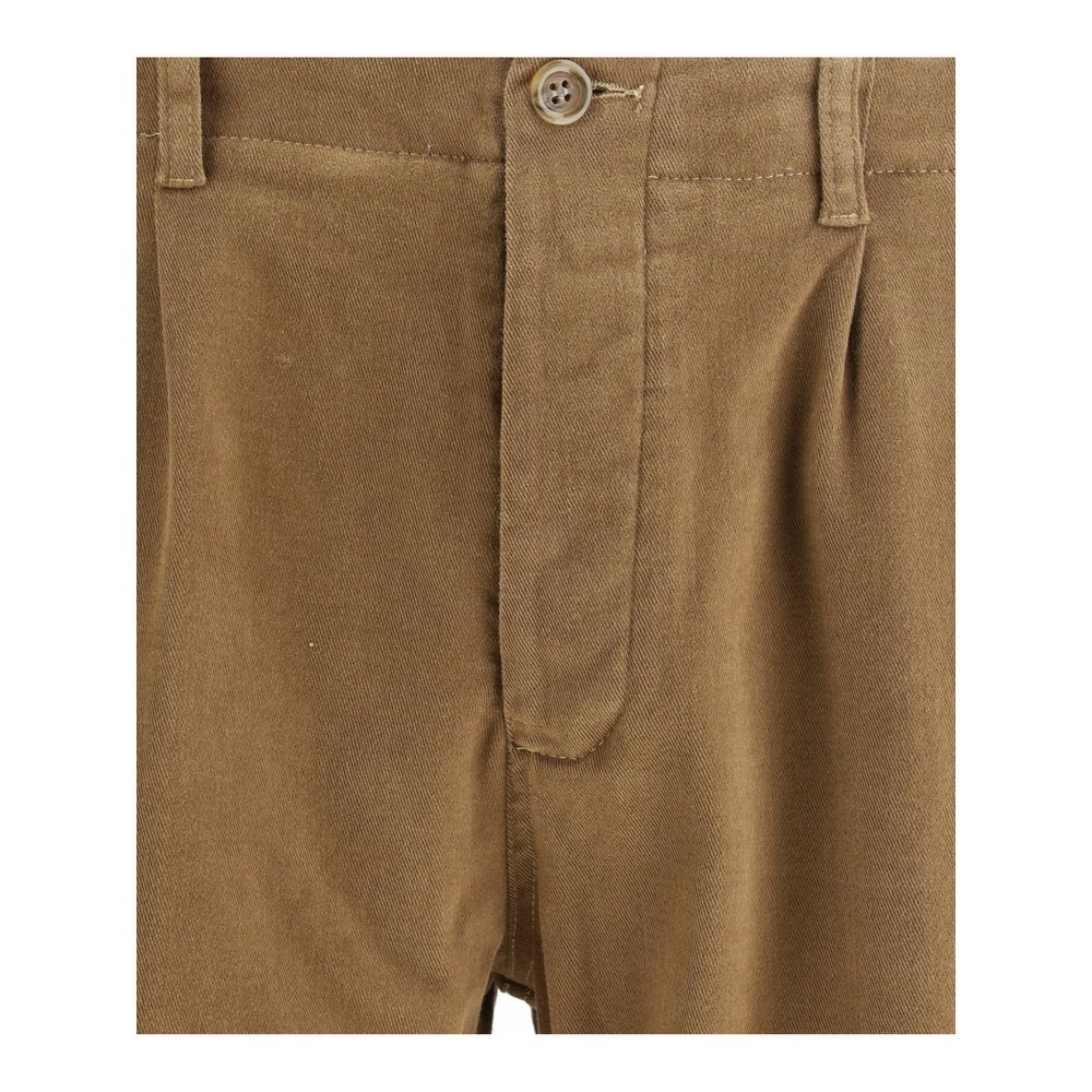 Germano Brown Cotton Pants
