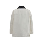 Givenchy White Cotton Denim Jacket