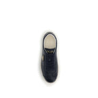 Prada Blue Calf Leather Bos Taurus Low Top Sneakers