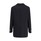 Versace Black Cashmere Coat