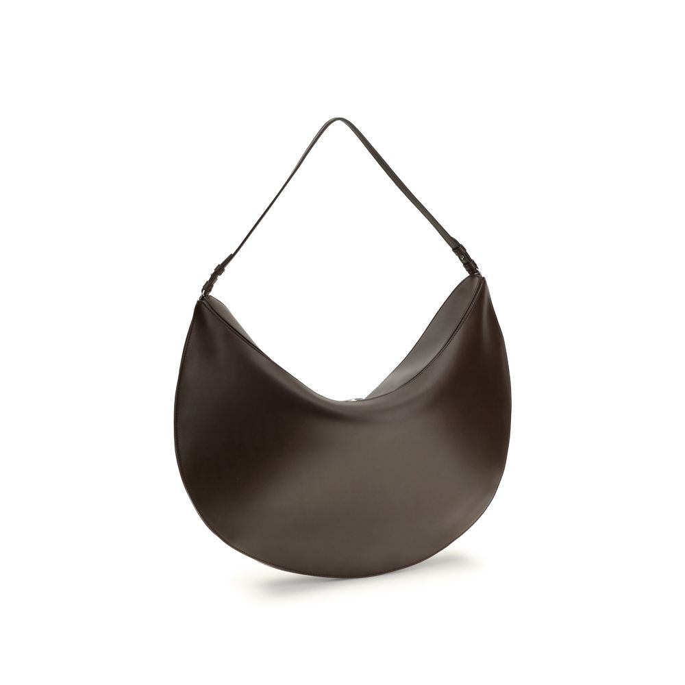 Jacquemus Brown Calf Leather Bos Taurus Shoulder Bag