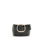 Gabriela Hearst Black Leather Regular Belt