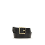 Gabriela Hearst Black Leather Regular Belt