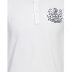 Aquascutum White Cotton Polo Shirt