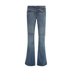 Coperni Blue Polyester Flared Jeans