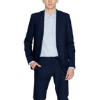 Antony Morato Blue Polyester Blazer