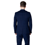 Antony Morato Blue Polyester Blazer