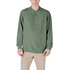 Antony Morato Green Lyocell Shirt