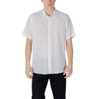 Antony Morato White Lyocell Shortsleeve Shirt