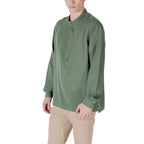 Antony Morato Green Lyocell Shirt