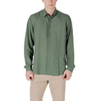 Antony Morato Green Lyocell Shirt