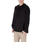 Antony Morato Black Lyocell Shirt