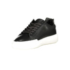 Calvin Klein Black Leather Men's Sneaker