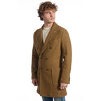 Roberto Pepe Luxury Brown Wool Men Jacket