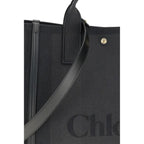 Chloé Black Cotton Handbag
