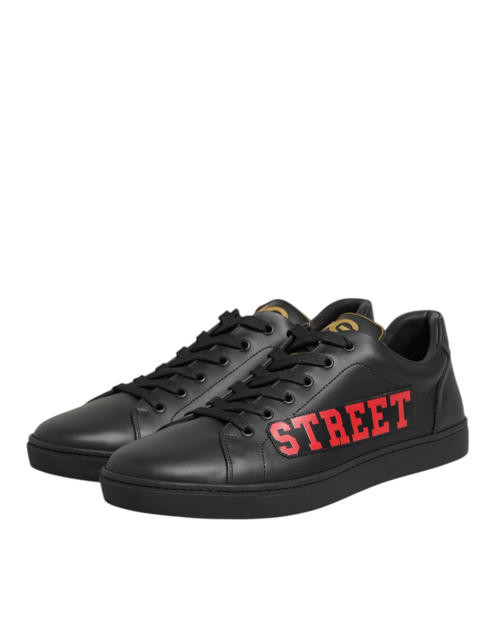 Dolce & Gabbana Black Street Life Low Top Men Sneakers Shoes
