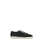 Dolce & Gabbana Black Leather Low Top Sneakers