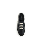 Dolce & Gabbana Black Leather Low Top Sneakers