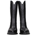 Christian Dior Black Cotton Boots
