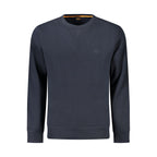 Hugo Boss Blue Cotton Sweatshirt