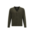 Brooksfield Green Fleece Wool Cardigan