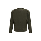 Brooksfield Green Fleece Wool Cardigan