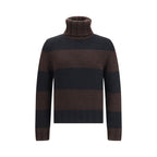 Dolce & Gabbana Brown Wool Turtleneck