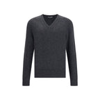 Dolce & Gabbana Gray Fleece Wool Sweatshirt