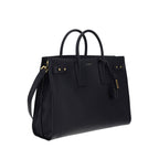 Saint Laurent Black Calf Leather Bos Taurus Handbag
