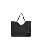 Saint Laurent Black Calf Leather Bos Taurus Shoulder Bag
