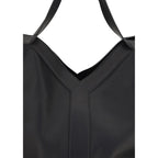 Saint Laurent Black Calf Leather Bos Taurus Shoulder Bag