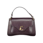 Coccinelle Purple Leather Handbag