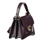 Coccinelle Purple Leather Handbag