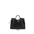Dolce & Gabbana Black Calf Leather Bos Taurus Handbag