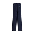 Forte_Forte Blue Cotton Casual Pants