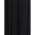 Chloé Black Silk Long Skirt
