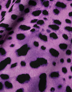 Dolce & Gabbana Violet Leopard Sheath Bodycon Mini Dress