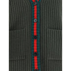 Gucci Green Wool Sleeveles Sweater