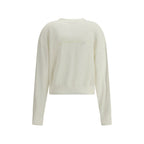 Jacquemus White Merino Wool Cardigan