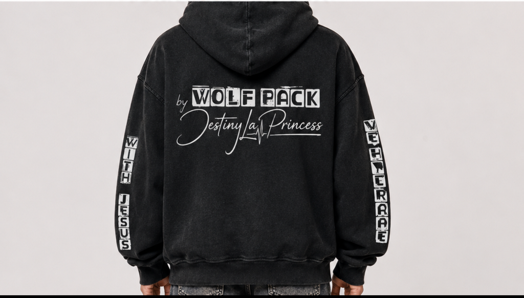 Snow Washed Loose Cotton Hoodie