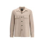 ZEGNA Beige Cotton Coat