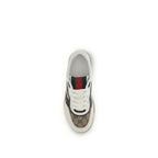 Gucci Beige Fabric Low Top Sneakers