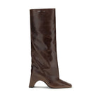 Coperni Brown Leather High Heel Boots