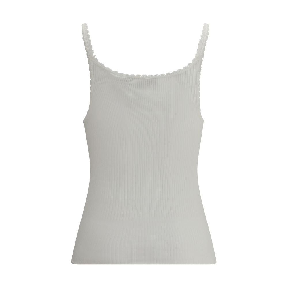 Chloé White Cotton Top