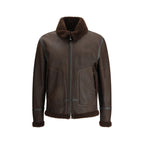 Valstar Brown Leather Biker Jacket