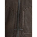 Valstar Brown Leather Biker Jacket