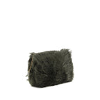 Saint Laurent Green Lamb Ovis Aries Aries Shoulder Bag