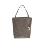 Chloé Gray Calf Leather Bos Taurus Shoulder Bag
