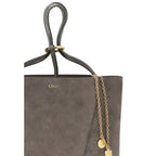 Chloé Gray Calf Leather Bos Taurus Shoulder Bag