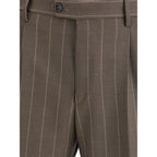 Tagliatore Gray Fleece Wool Suits And Blazer